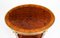 19th Century French Walnut Parquetry Oval Occasional Side Table, Image 3