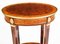 19th Century French Walnut Parquetry Oval Occasional Side Table 6