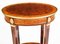 19th Century French Walnut Parquetry Oval Occasional Side Table, Image 6