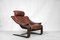 Vintage Swedish Leather Kroken Chair by Ake Fribyter for Nelo, Image 5