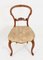 19th Century Victorian Walnut Cabriole Dining Chairs, Set of 6, Image 4