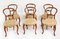 19th Century Victorian Walnut Cabriole Dining Chairs, Set of 6 16
