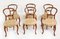 19th Century Victorian Walnut Cabriole Dining Chairs, Set of 6, Image 16