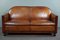 Art Deco Leather 2.5-Seater Sofa, Image 1