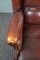 Fauteuil en Cuir Marron Chaud 7