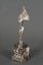 20th Century Victory in Silvered Bronze Winged Woman on Marble Base 2