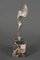 20th Century Victory in Silvered Bronze Winged Woman on Marble Base 3