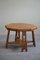 Tavolino ottagonale Art Déco in quercia, Danimarca, anni '30, Immagine 4