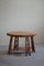 Tavolino ottagonale Art Déco in quercia, Danimarca, anni '30, Immagine 1