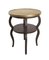 French Chestnut & Copper Table Sellette Side Table, 1940s, Image 3