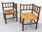 French Turned & Straw Beech Chairs, 1940s, Set of 2 4