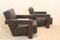 Chocolate Brown Leather Utrecht Lounge Chairs by Gerrit Rietveld for Cassina, 1980s, Set of 2 6