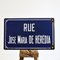 French Enamel Road Sign, 1940s 1