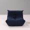 Dark Blue Togo Sofa Set by Michel Ducaroy for Ligne Roset, 2000s, Set of 5 10