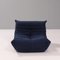 Dark Blue Togo Sofa Set by Michel Ducaroy for Ligne Roset, 2000s, Set of 5, Image 10