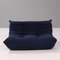 Dark Blue Togo Sofa Set by Michel Ducaroy for Ligne Roset, 2000s, Set of 5 5