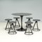 Black Piton Stools by Edward Barber & Jay Osgerby for Knoll, Set of 6 8