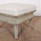 French Painted Upholstered Stool, 1890s, Image 4