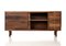 Chip Carved Walnut Sideboard with Sliding Doors by Michael Rozell 2