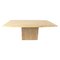 Vintage Travertine Dining Table, 1970s 1