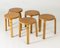 Taburetes vintage de Alvar Aalto, años 40, Imagen 1