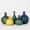 Vases par Stig Lindberg de Gustavsberg, 1960s, Set de 5 1