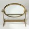 Midcentury Modern Brass Table Mirror from Hi-Gruppen, 1950s 4