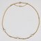 Collier ras de cou en or jaune 18k Perles de culture Convict Mesh 1