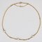 Modern Cultured Pearls Convict Mesh 18 Karat Yellow Gold Choker Necklace 1