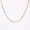 Collier ras de cou en or jaune 18k Perles de culture Convict Mesh 9