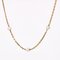 Collier ras de cou en or jaune 18k Perles de culture Convict Mesh 6