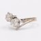 Vintage 18k White Gold Diamond Ring, 1960s, Image 3