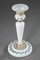 Early 19th Century Charles X White Opaline Candlestick 4