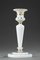 Early 19th Century Charles X White Opaline Candlestick, Image 2
