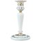 Early 19th Century Charles X White Opaline Candlestick 1