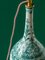 Royal Delft Green Delvert Table Lamp, New Liberty Pink Peacock Lampshade 7