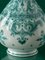 Royal Delft Green Delvert Table Lamp, New Liberty Pink Peacock Lampshade 5