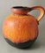 Fat Lava German Jug with Colored and Glazed Ceramic Handle, 1968 2