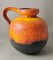Fat Lava German Jug with Colored and Glazed Ceramic Handle, 1968 4