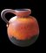 Fat Lava German Jug with Colored and Glazed Ceramic Handle, 1968 3