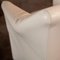White Leather Tentazione Club Chairs attributed to Mario Bellini for Cassina, 1970s, Set of 2 3