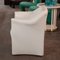 White Leather Tentazione Club Chairs attributed to Mario Bellini for Cassina, 1970s, Set of 2 8