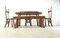 Vintage Brutalist Dining Set, 1960s, Set of 5, Image 6