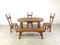 Vintage Brutalist Dining Set, 1960s, Set of 5, Image 2