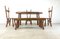 Vintage Brutalist Dining Set, 1960s, Set of 5, Image 7