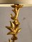 Sculptural Table Lamp with Plant Motif in Gilt Metal by Georges Mathias, France, 1980s 2