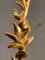 Sculptural Table Lamp with Plant Motif in Gilt Metal by Georges Mathias, France, 1980s, Image 8