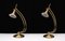 Holtkotter Brass Halogen Table Lamps, Germany, 1985, Set of 2, Image 9