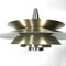 Mid-Century Danish Aluminum Pendant Lamp, 1950s, Image 5