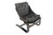 Scandinavian Leather Chair, Sweden, 1960s 1